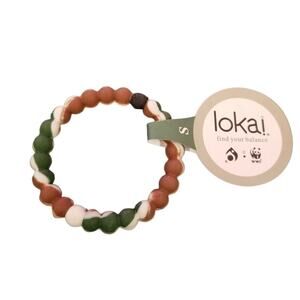 Lokai Bracelet Size Small World Wildlife Foundation Green Brown White Black NEW